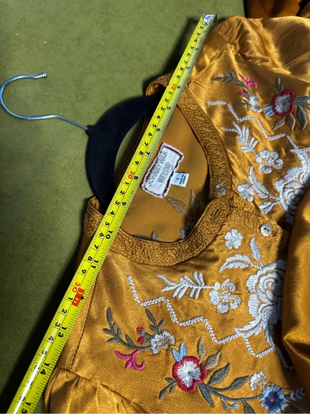 JOHNNY WAS Roma Victorian Prairie Blouse in Topaz Small EUC 171 - Picture 11 of 16